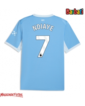 Manchester City Iliman Ndiaye #7 Tricou Fotbal Replică 2026-27 Barbati Acasa Manchester City Iliman Ndiaye #7 Tricou Fotbal Replică 2026-27 Barbati Acasa